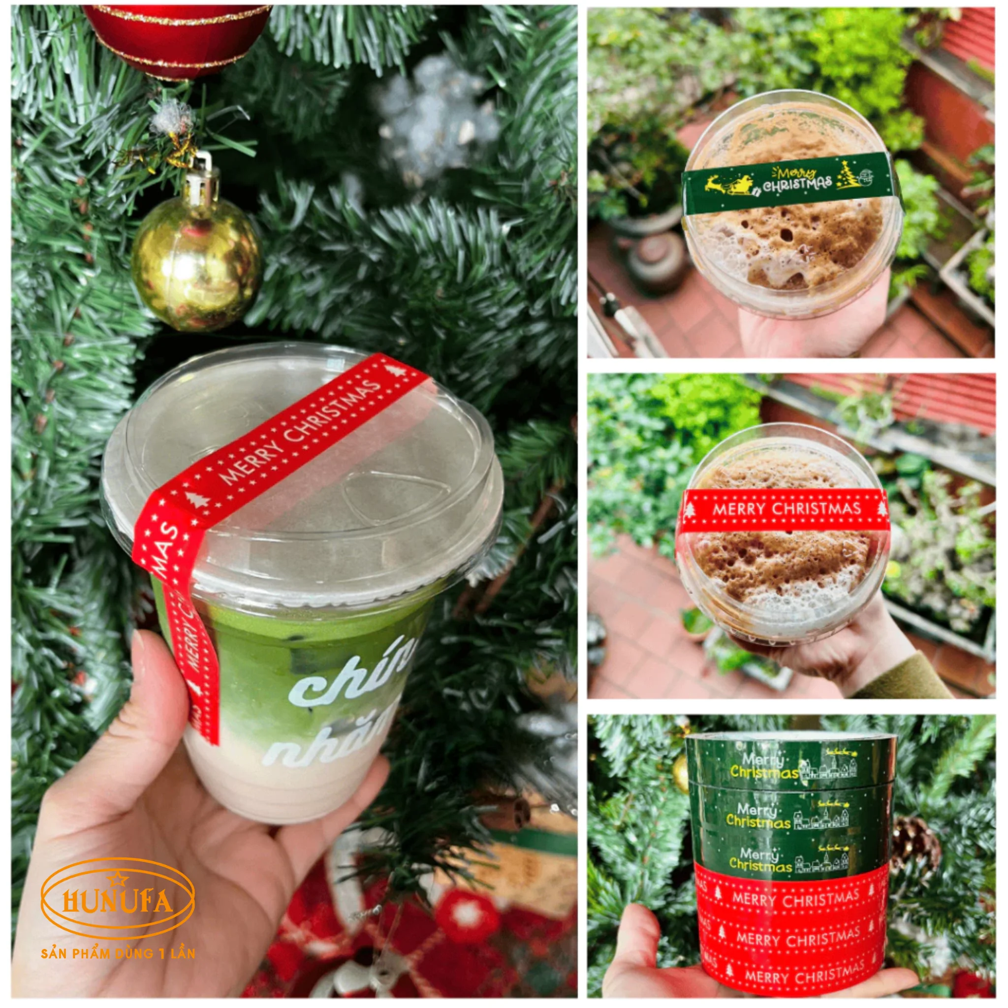 Băng keo dán nắp ly trà sữa, cà phê in logo, chữ số lượng ít, theo yêu cầu