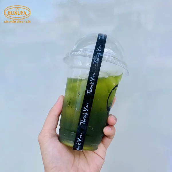 Băng keo dán nắp ly trà sữa, cà phê in logo, chữ số lượng ít, theo yêu cầu