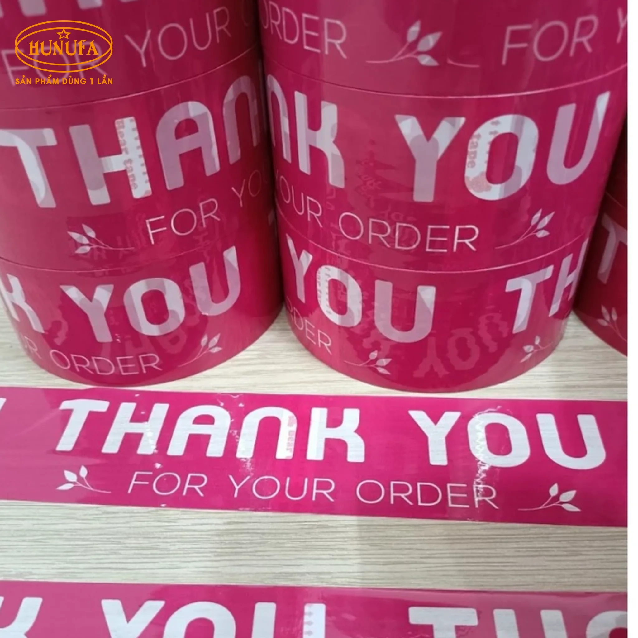 Băng keo thank you đủ màu, chất lượng cao, giá tốt