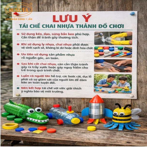 cách làm đồ chơi bằng chai nhựa