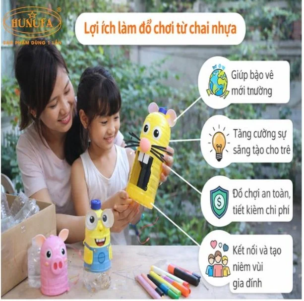 cách làm đồ chơi bằng chai nhựa