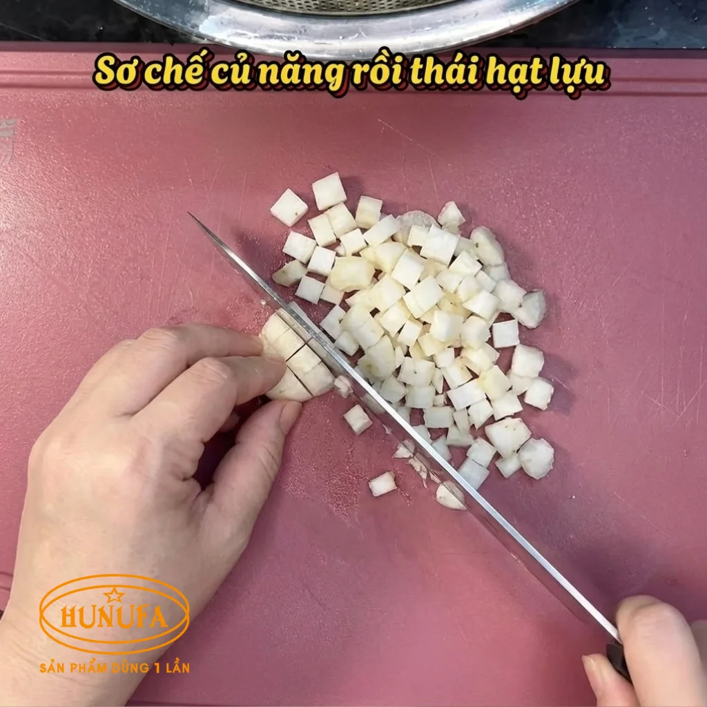 Cách làm hạt nổ củ năng thơm ngon, giòn mát dùng cho trà sữa