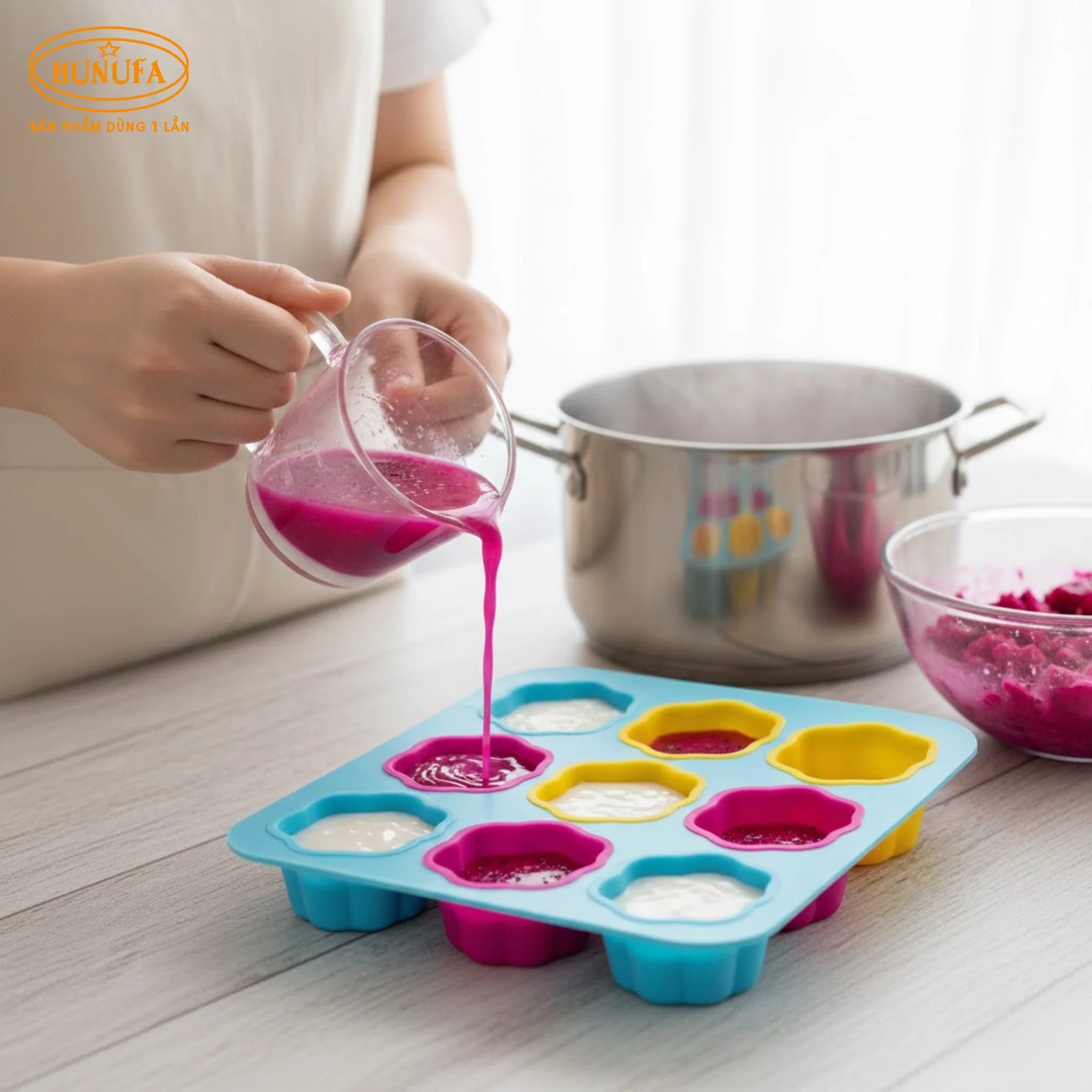 Cách làm thạch rau câu thanh long giòn, không bị tách lớp