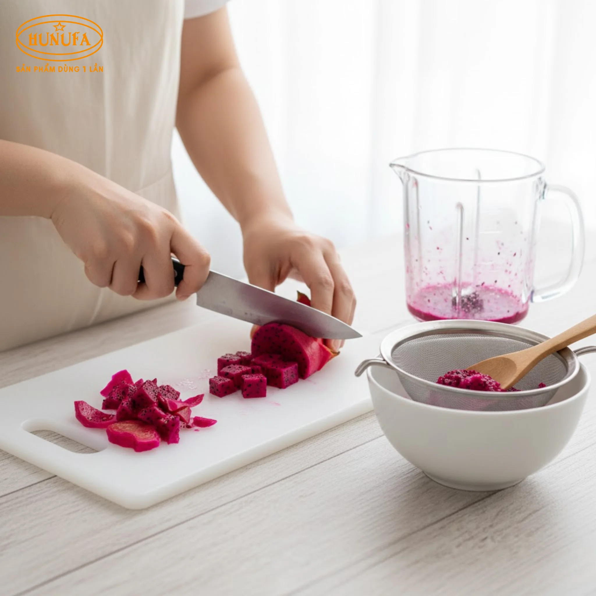 Cách làm thạch rau câu thanh long giòn, không bị tách lớp