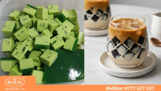 Cách làm thạch trà sữa từ bột rau câu tại nhà đơn giản, giòn ngon