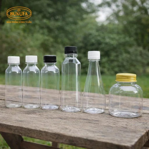 Chai nhựa đựng sữa chua 