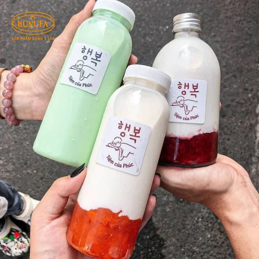 Chai đựng sữa chua 