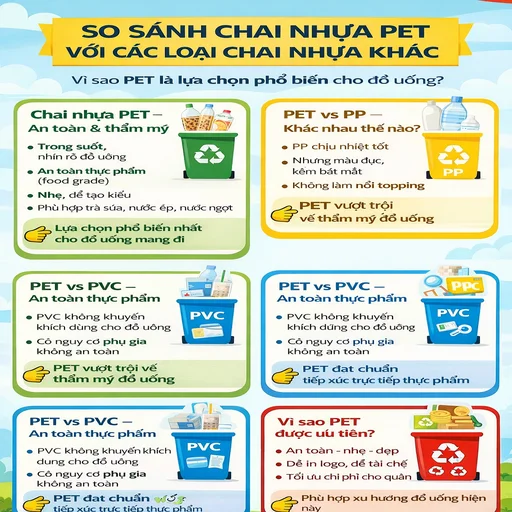 Chai nhựa PET có an toàn không
