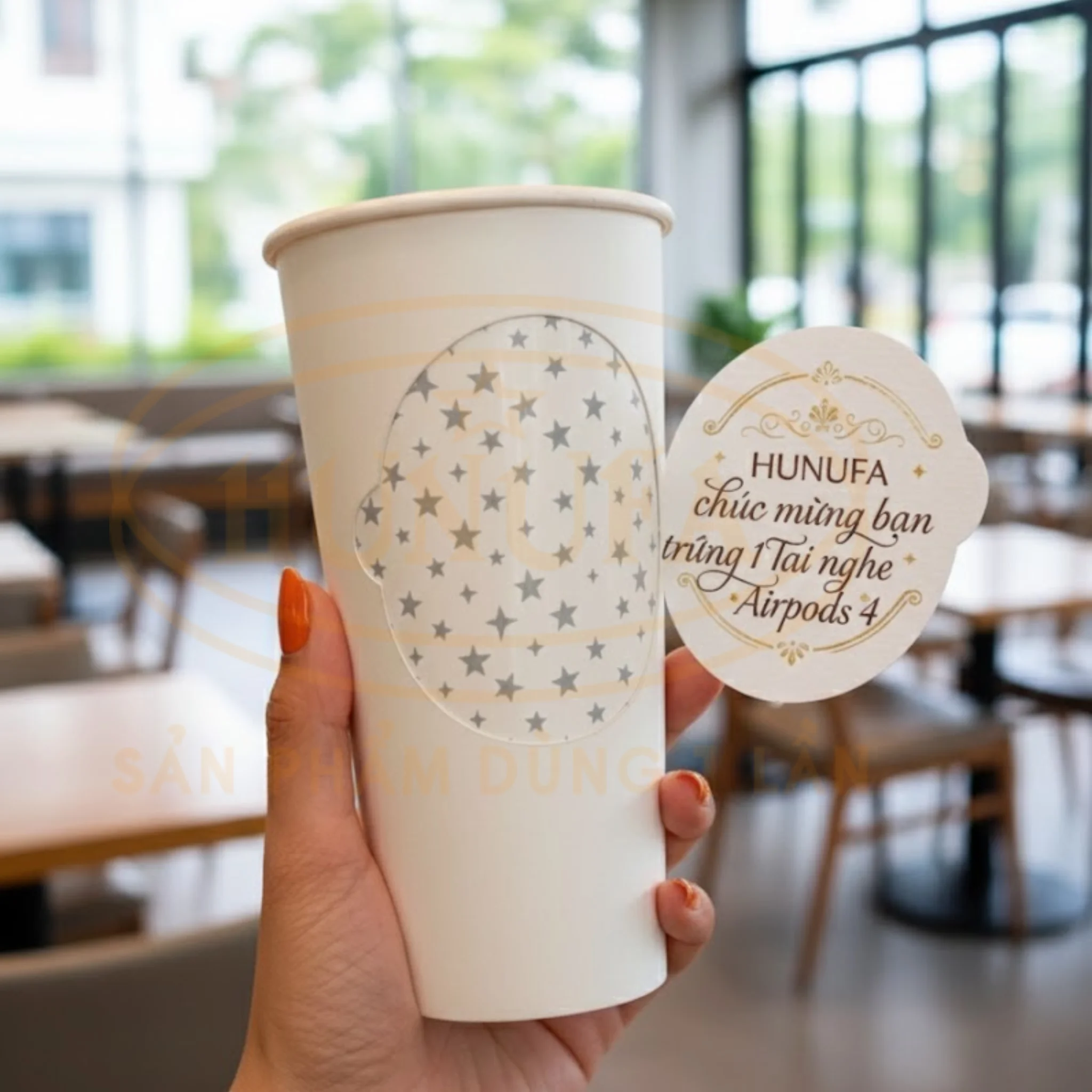 Ly giấy trúng thưởng / Cốc giấy trúng thưởng