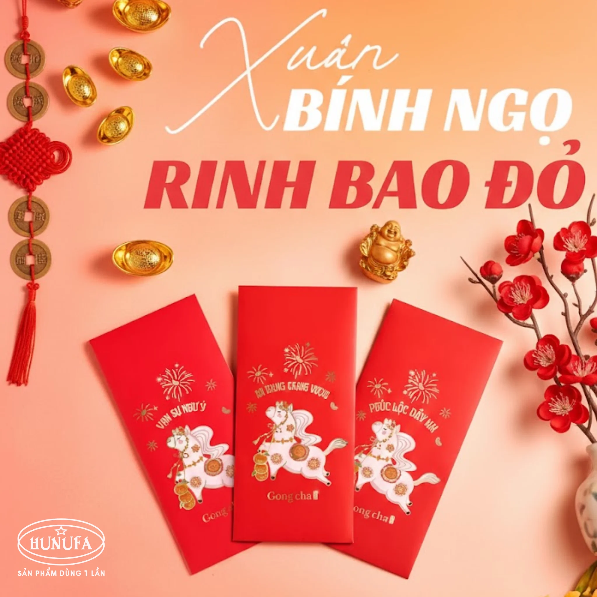 Top 10+ mẫu bao lì xì cho quán cà phê trà sữa độc lạ, hút khách dịp Tết