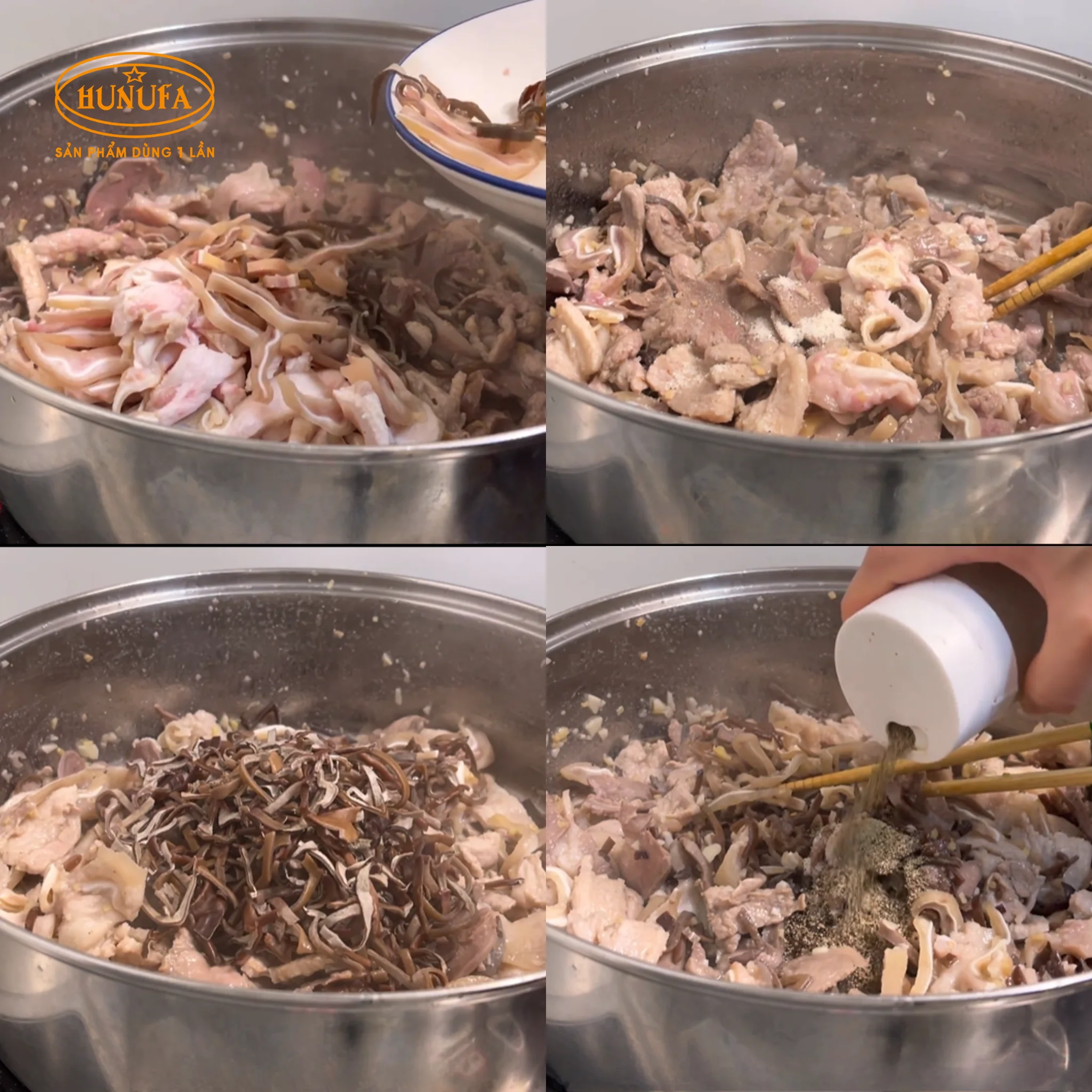 Cách làm giò xào bằng chai nhựa coca đón Tết cực đơn giản, dễ làm