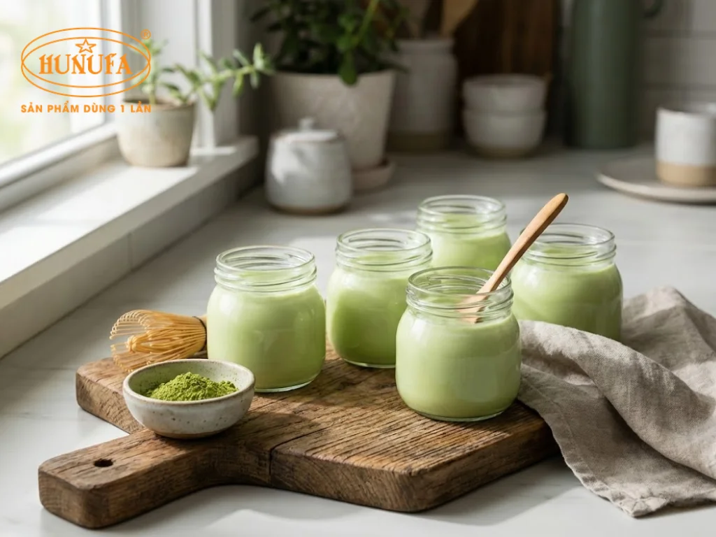 Chi tiết từ A-Z cách làm sữa chua matcha dẻo mịn siêu ngon