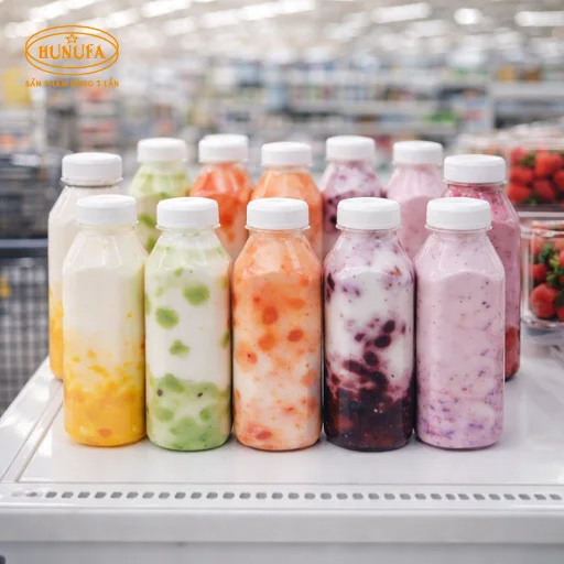 Chai đựng sữa chua 