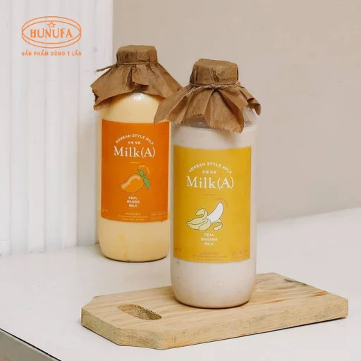 Chai nhựa đựng sữa hạt