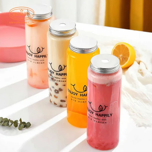 Chai nhựa miệng rộng