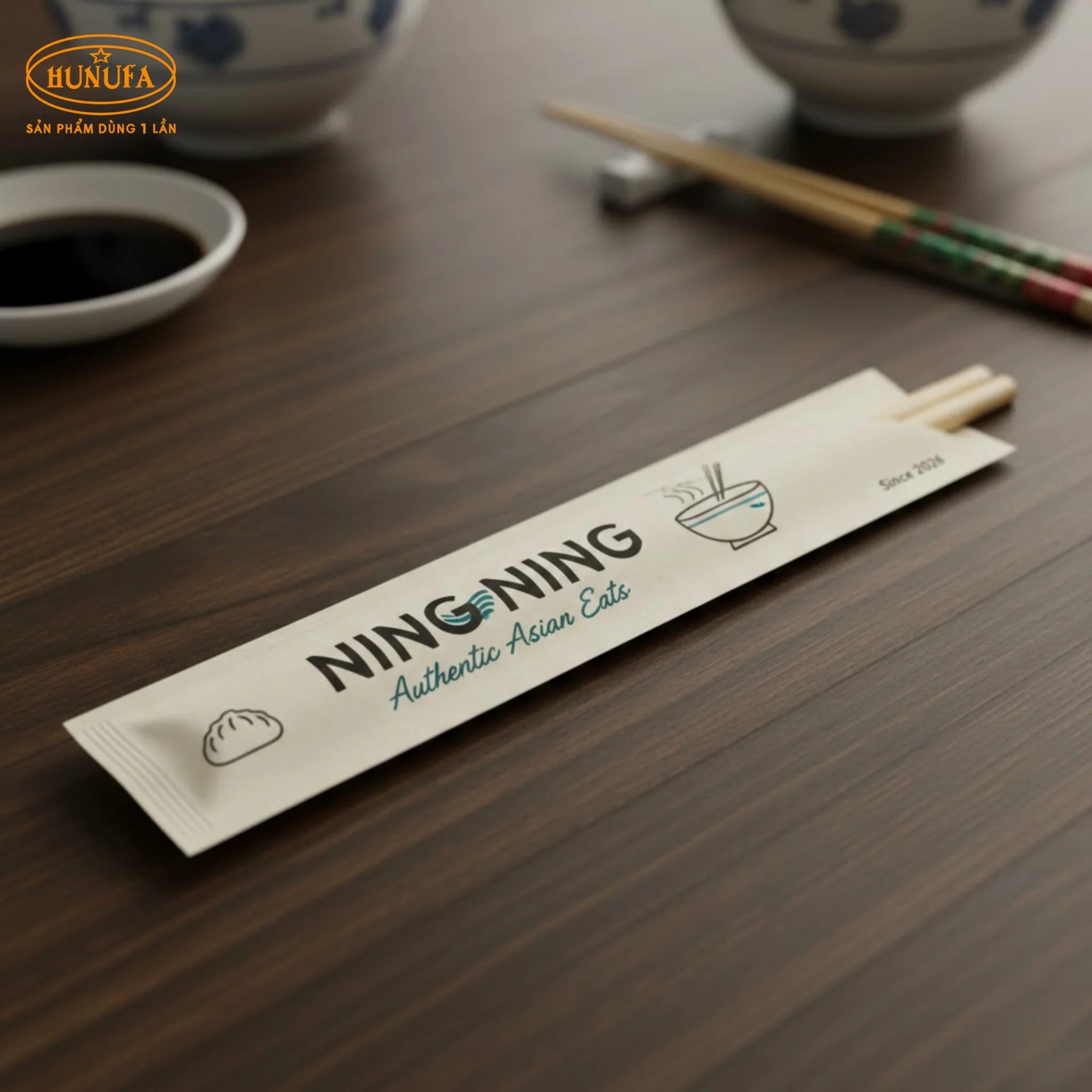 In bao đũa giá rẻ, in sẵn cho nhà hàng, quán ăn, quán nhậu, giao nhanh, uy tín TPHCM