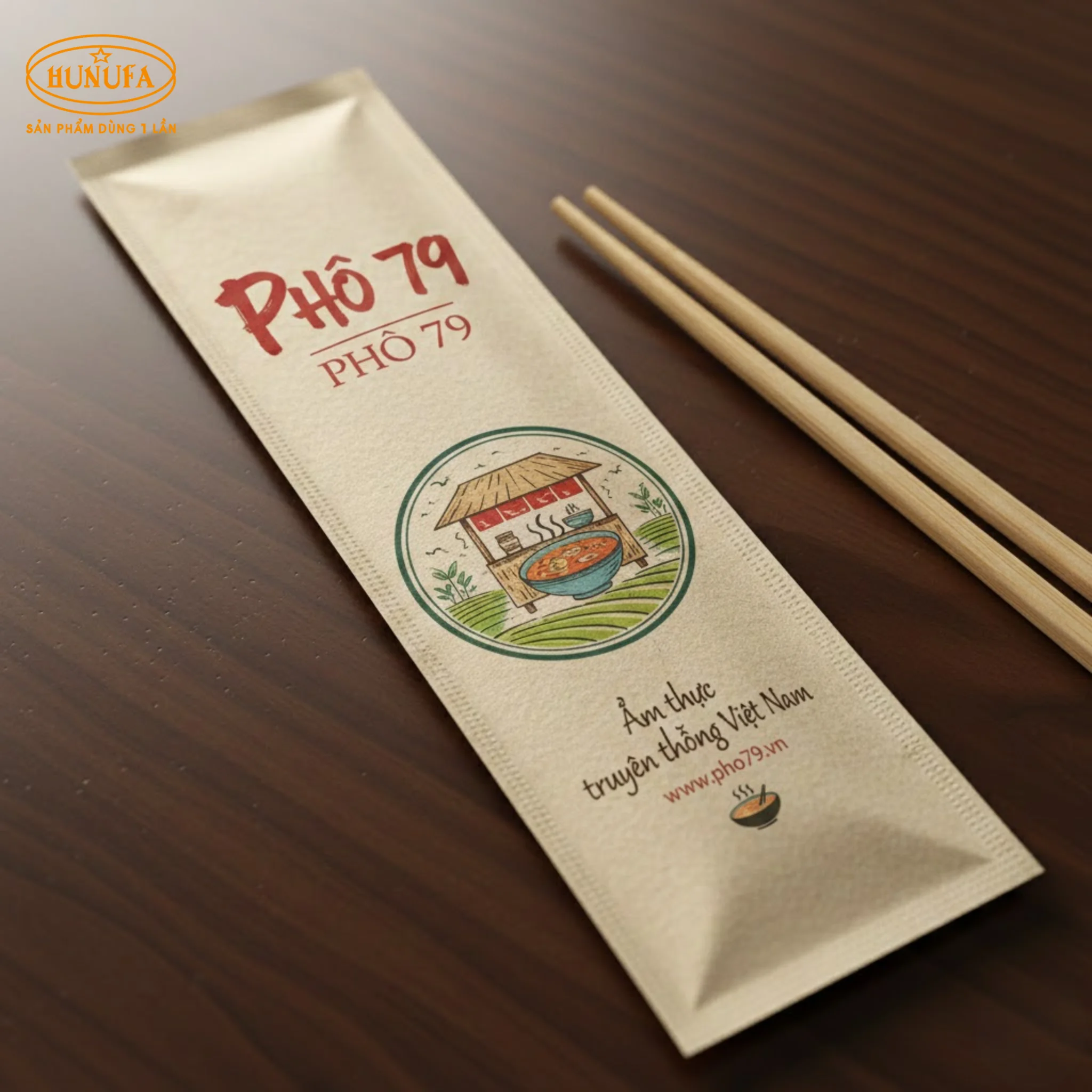 In bao đũa giá rẻ, in sẵn cho nhà hàng, quán ăn, quán nhậu, giao nhanh, uy tín TPHCM