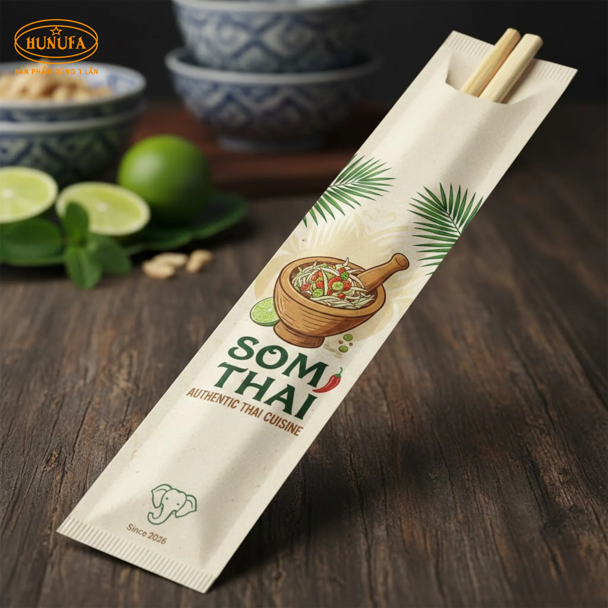 In bao đũa giá rẻ, in sẵn cho nhà hàng, quán ăn, quán nhậu, giao nhanh, uy tín TPHCM