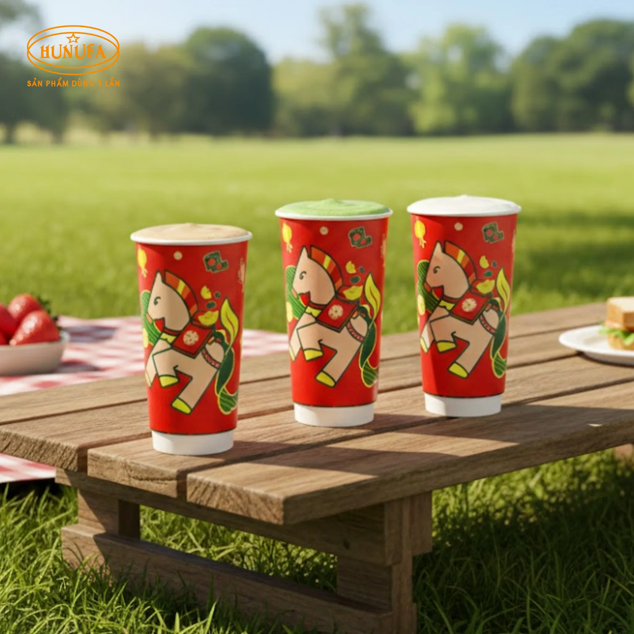 Ly giấy Phúc Long Tết 2026 - Thiết kế mùa xuân nổi bật, đậm chất thương hiệu