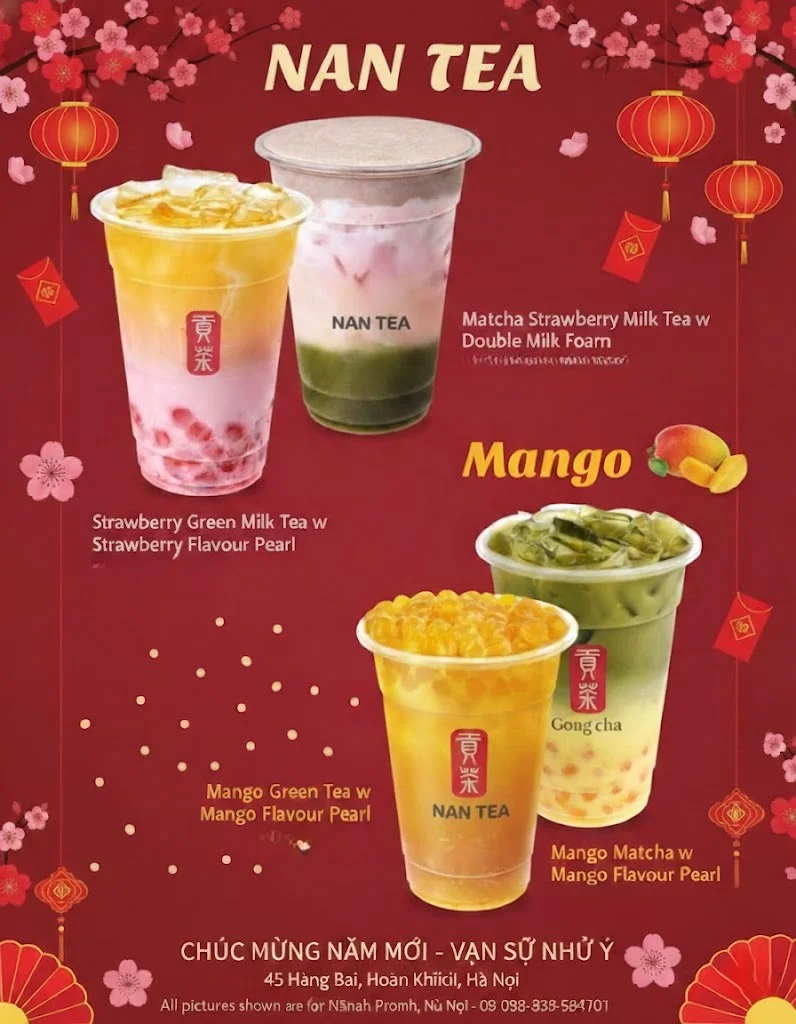 50+ Mẫu menu trà sữa Tết giúp quán tăng doanh thu dịp Tết hiệu quả