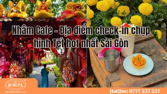 Nhâm Cafe - Địa điểm check-in chụp hình Tết hot nhất Sài Gòn