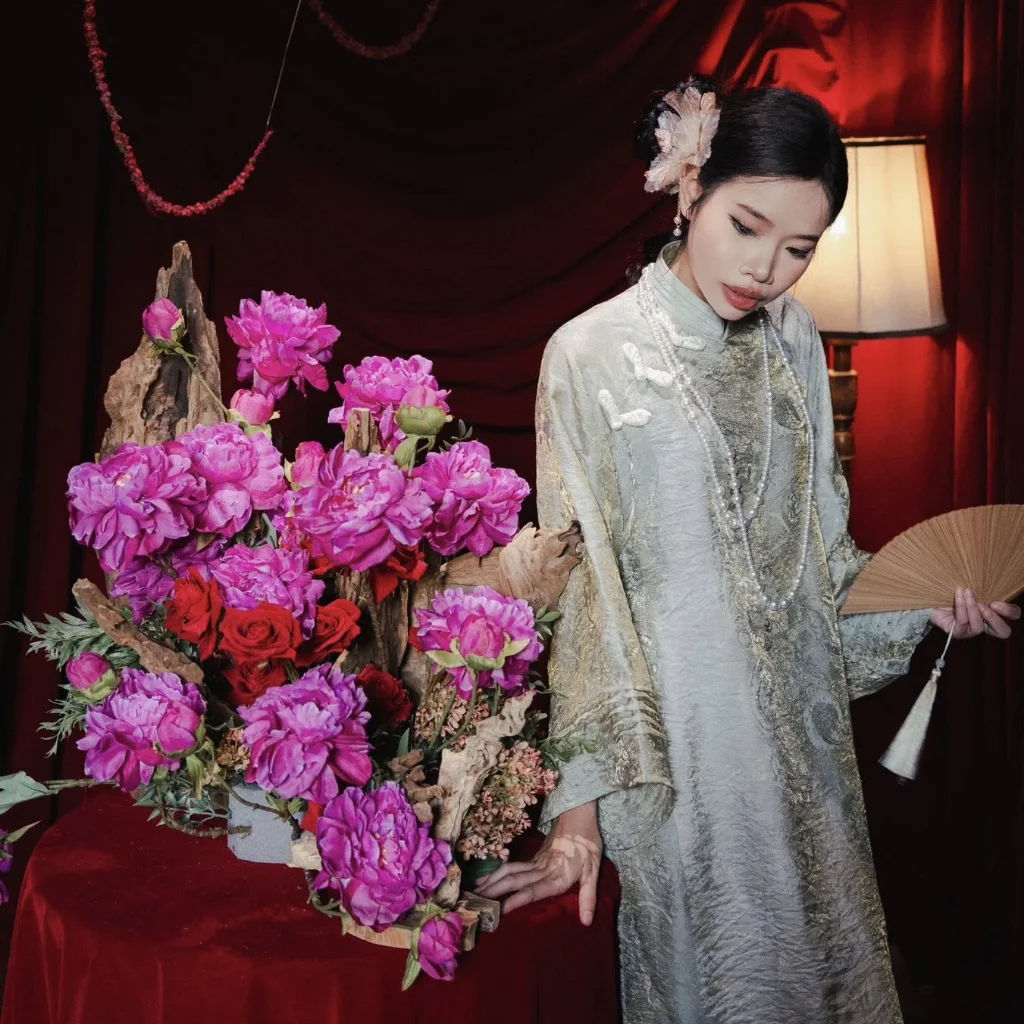 quán cafe trang trí Tết