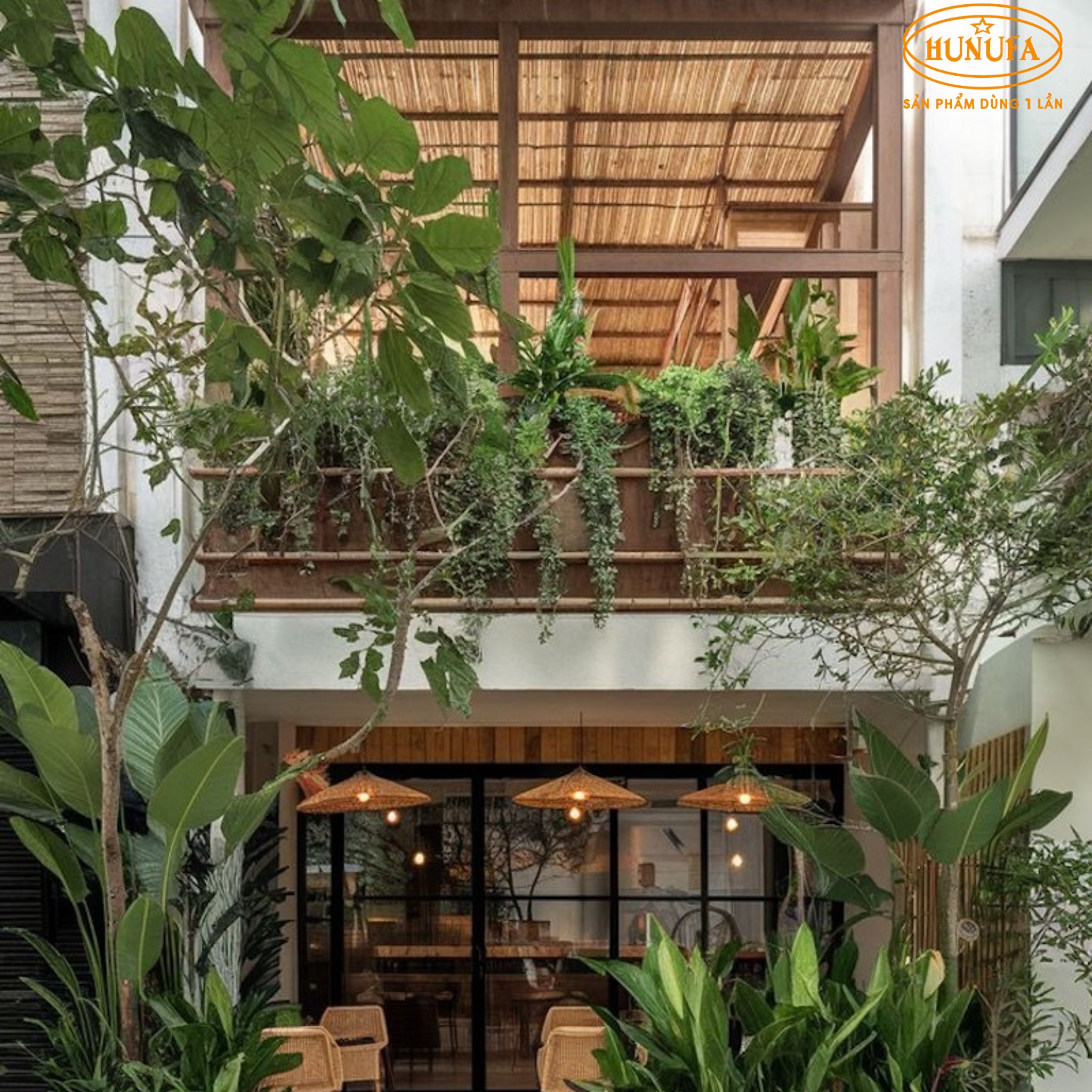 15+ Mẫu trang trí quán cafe bằng tre, trúc đẹp, tiết kiệm chi phí