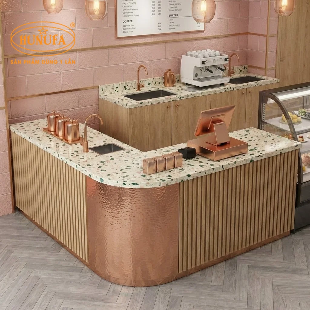 30+ Mẫu thiết kế, trang trí quầy trà sữa đẹp, hiện đại