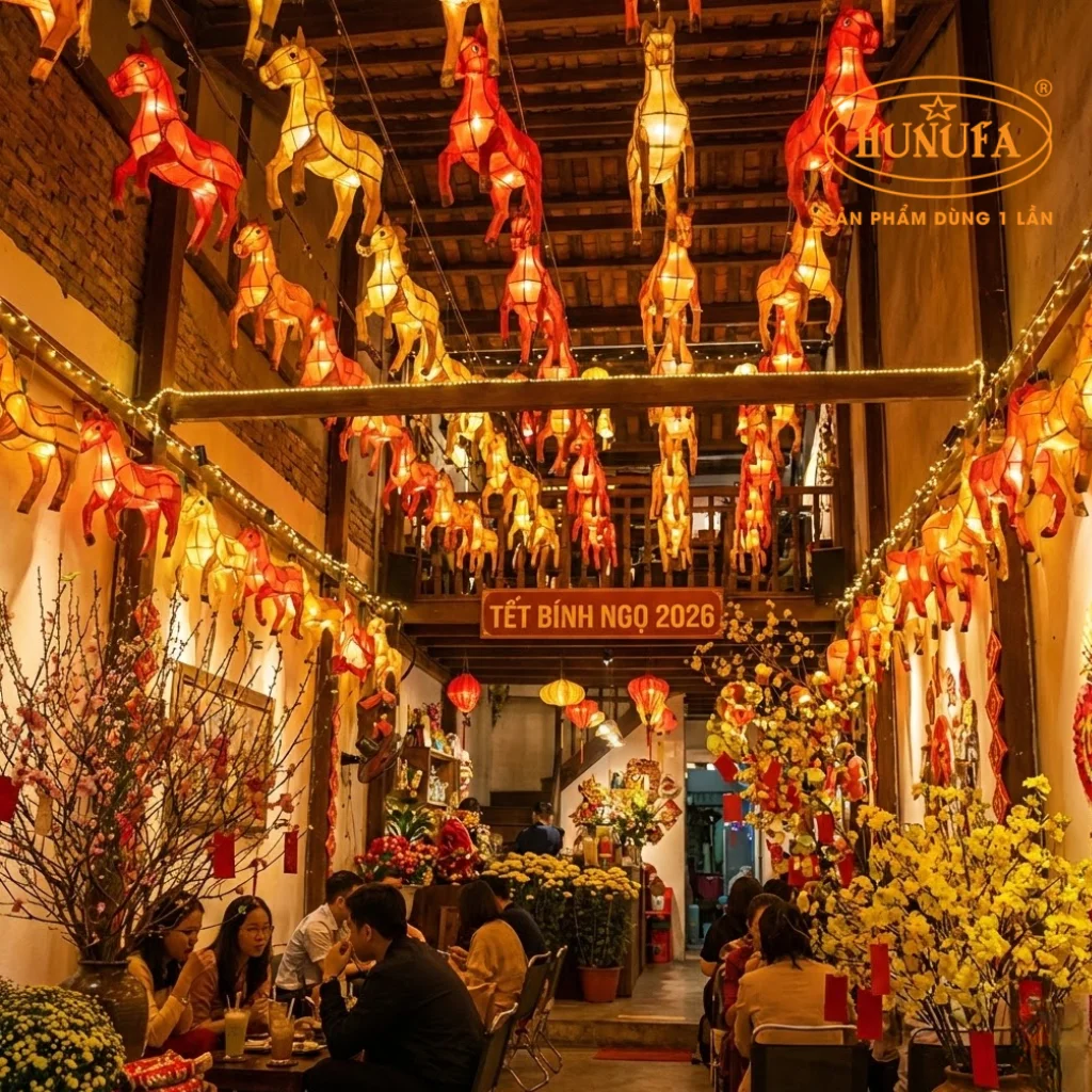 7 ý tưởng trang trí Tết Bính Ngọ, Tết con Ngựa 2026 đẹp