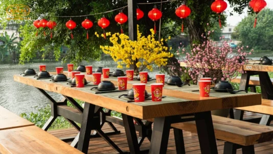 10+ Ý tưởng trang trí quán ăn ngày Tết Bính Ngọ đẹp, hút khách