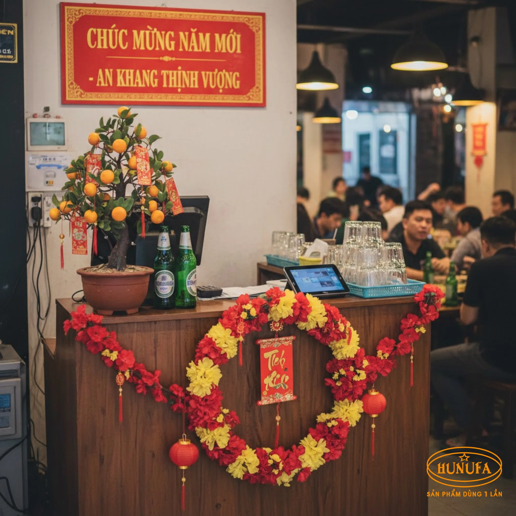99+ Ý tưởng trang trí tết quán nhậu đơn giản, hút khách đầu năm