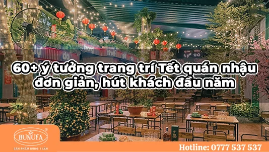 trang trí Tết quán nhậu