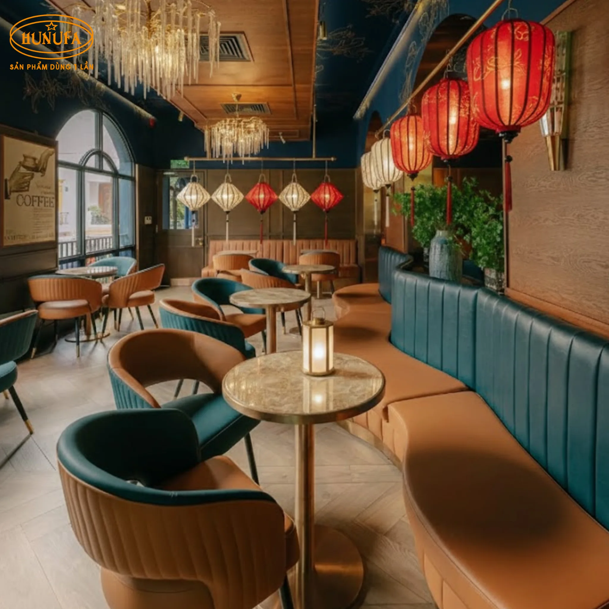 10+ Ý tưởng trang trí Tết Bính Ngọ 2026 cho quán cafe, trà sữa hút khách