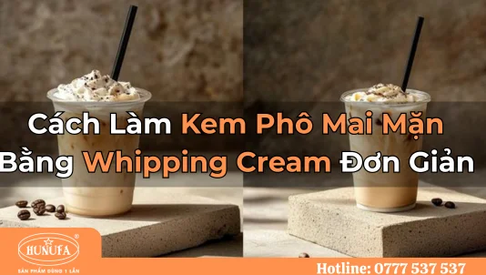 Cách Làm Kem Phô Mai Mặn Bằng Whipping Cream Đơn Giản