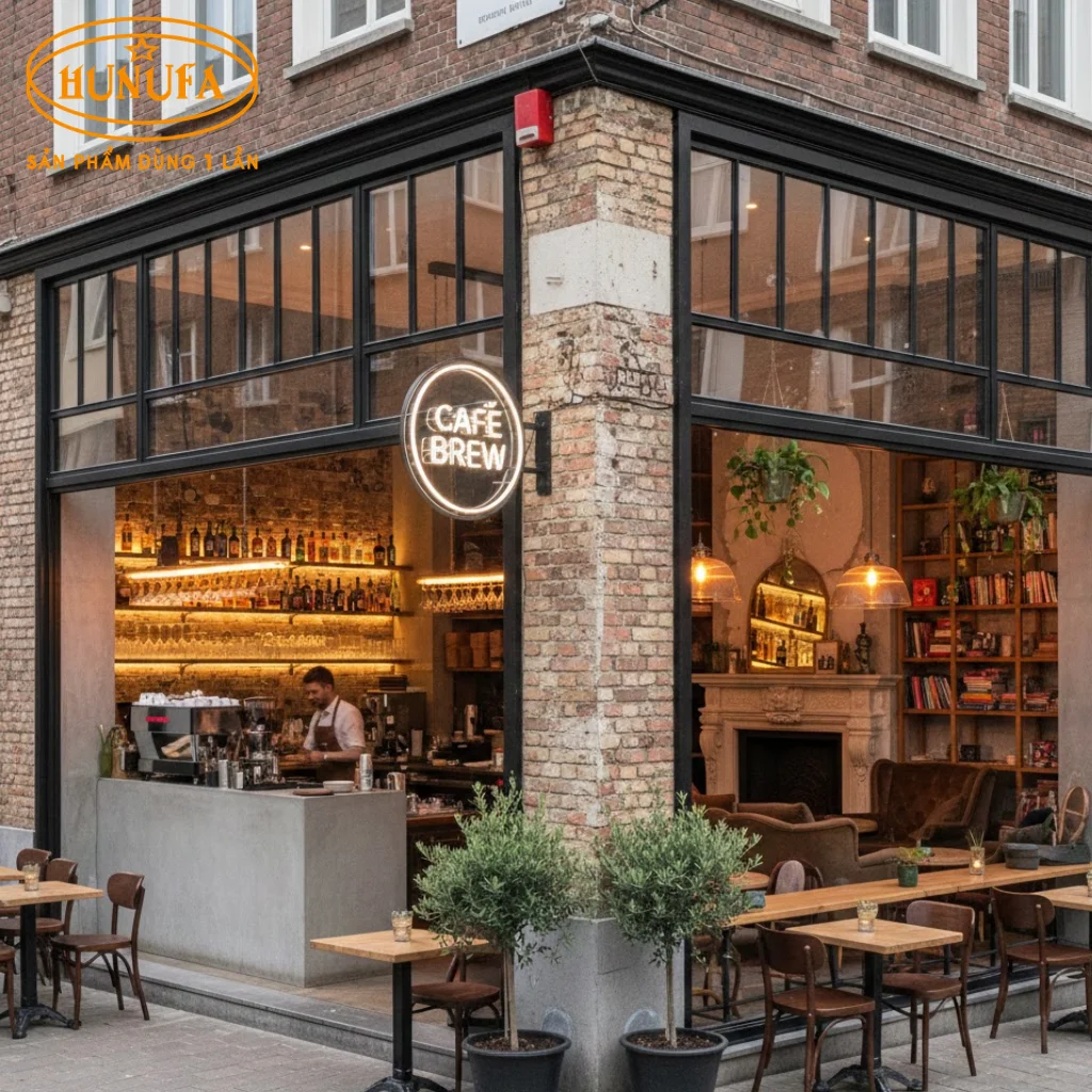 Top 10+ mẫu thiết kế quán cafe 2 mặt tiền dễ dàng thu hút khách