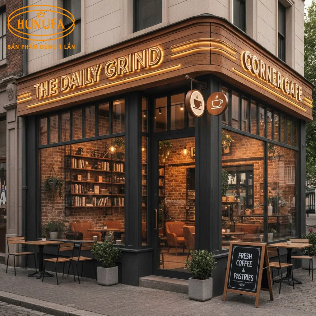 Top 10+ mẫu thiết kế quán cafe 2 mặt tiền dễ dàng thu hút khách