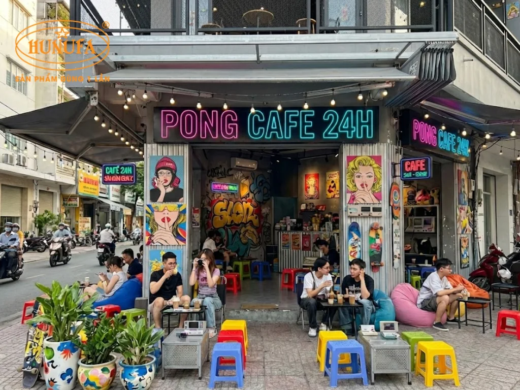 Cách trang trí quán cà phê vỉa hè