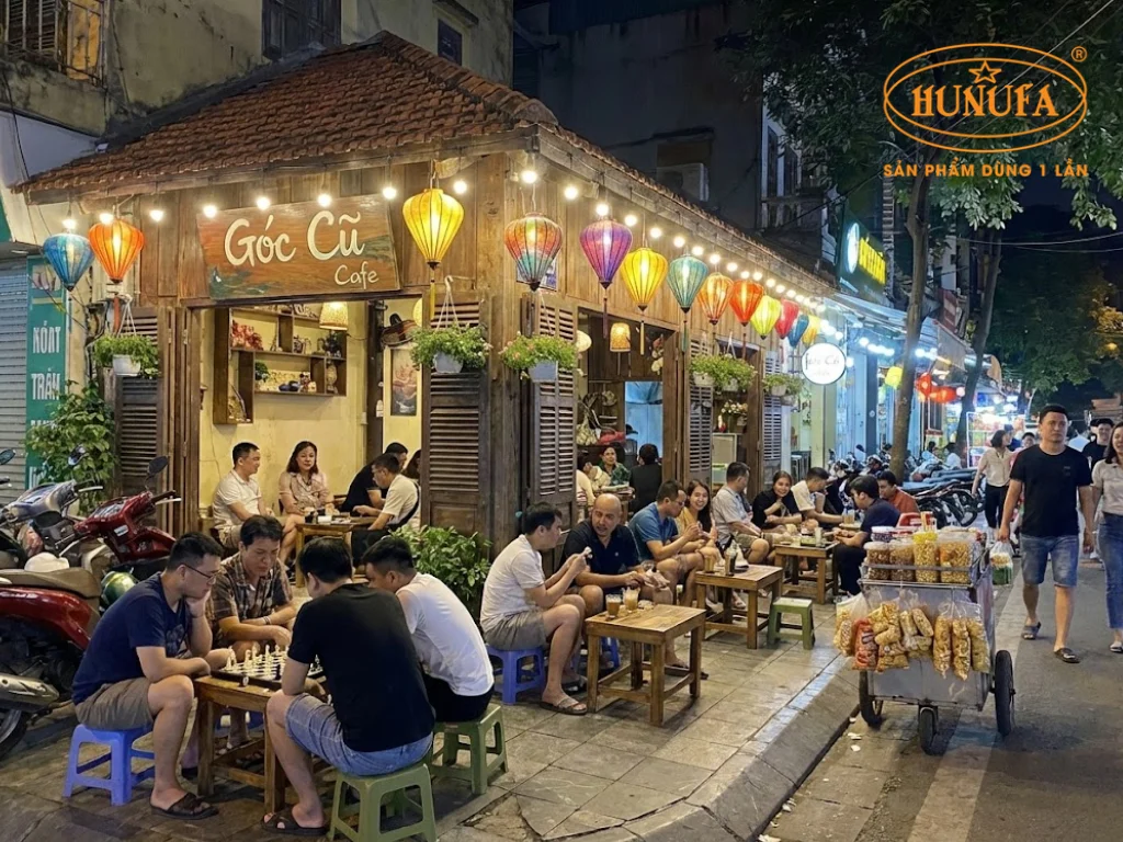 Cách trang trí quán cà phê vỉa hè