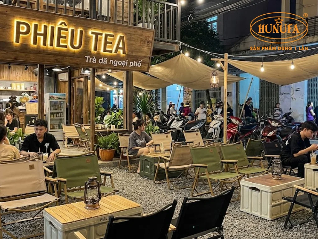 Cách trang trí quán cà phê vỉa hè