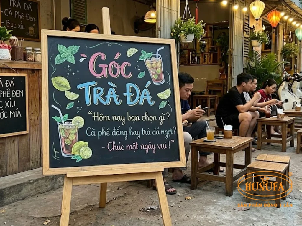 Cách trang trí quán cà phê vỉa hè