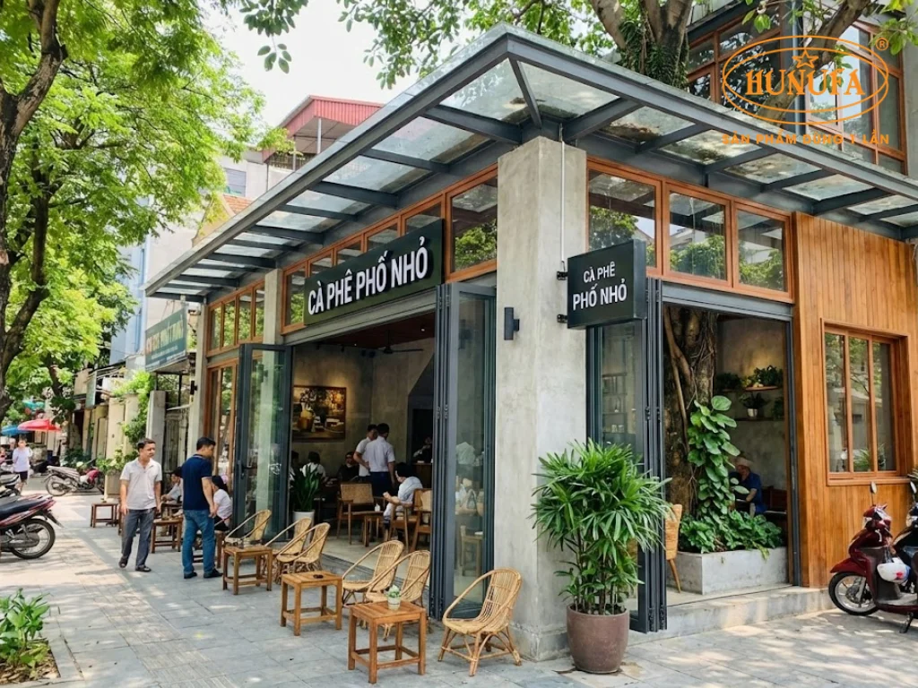 Cách trang trí quán cà phê vỉa hè