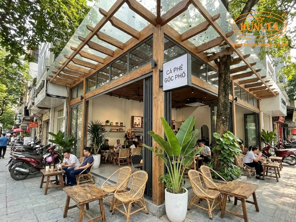 Cách trang trí quán cà phê vỉa hè