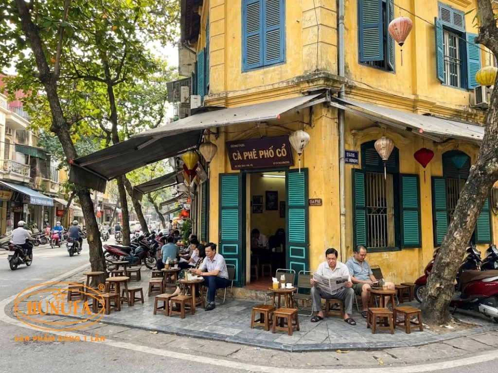 Cách trang trí quán cà phê vỉa hè