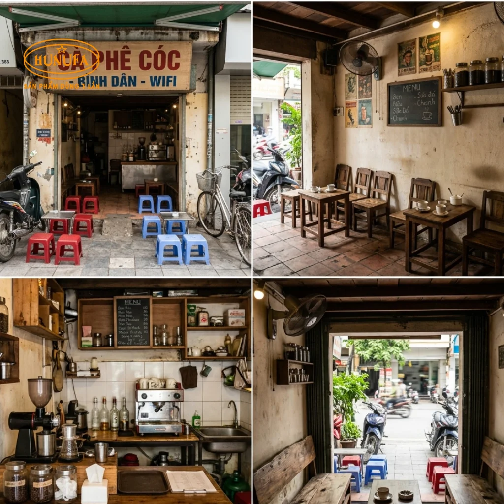Cách trang trí quán cafe cóc: 15+ Ý tưởng decor độc đáo, tối ưu không gian