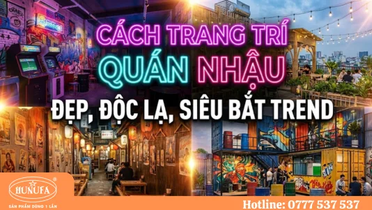 Cách trang trí quán nhậu