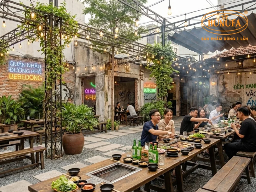 Cách trang trí quán nhậu