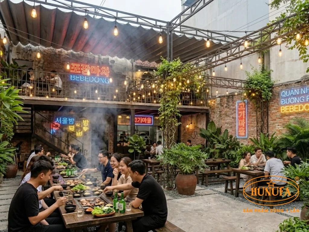 Cách trang trí quán nhậu