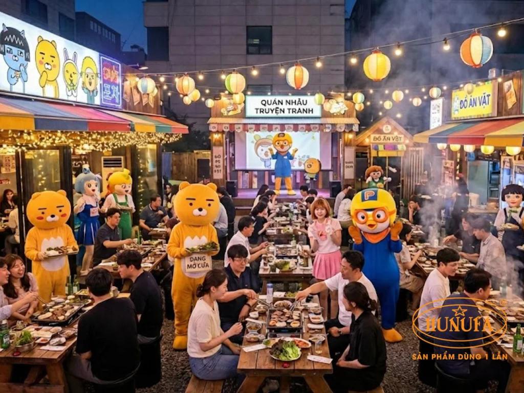 Cách trang trí quán nhậu