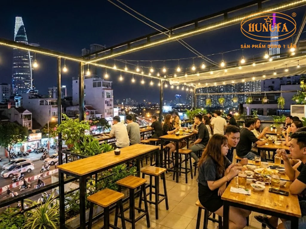 Cách trang trí quán nhậu