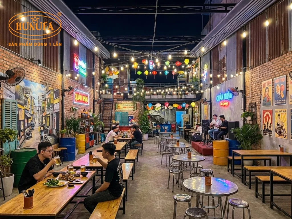 Cách trang trí quán nhậu